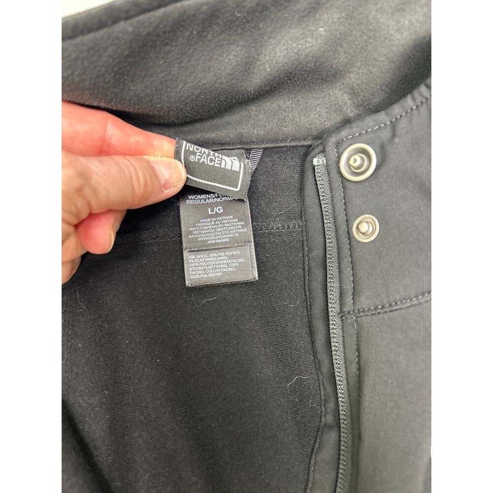 The North Face Women’s Full Zip Jacket Black TNF Apex Bionic Pockets Size L - Picture 5 of 5